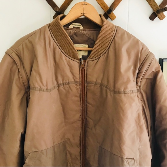 Vintage Zip Off Sleeve Bomber Jacket - Picture 2 of 8